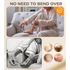 Electric Nail Clipper & No-Bending Long Handle Toenail Cutter Set