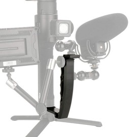 Tosuny Camera L-Shape Mount Hot Shoe Mount Handheld Handle with 1/4 Screw for DSLR Camera, Crane 2 Ronin-S Gimbal