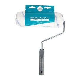 COGEX - Paint Roller 240mm - Non Drip Sleeve - XXL - For Walls and Ceilings - Length: 240mm - 100% Recycled Plastic Handle - Ideal for Most Paints