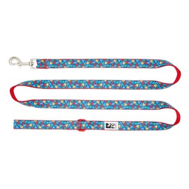 RC Pets Dog Leash | 6ft Leash with Durable Grip, Reflective Label & Accessory Ring | 1-Inch Wide, Soft Webbing | Palette