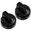 ZNTVW WB03X24759 Range Surface Burner Knob Gas Control Assembly Black