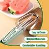 NEWHE 3 in 1 Watermelon Fork Cutter, Watermelon Slicer, Cutting