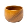 Emery Shokai Wooden Dinnerware Egg Bowl Approx. Length 3.5 x