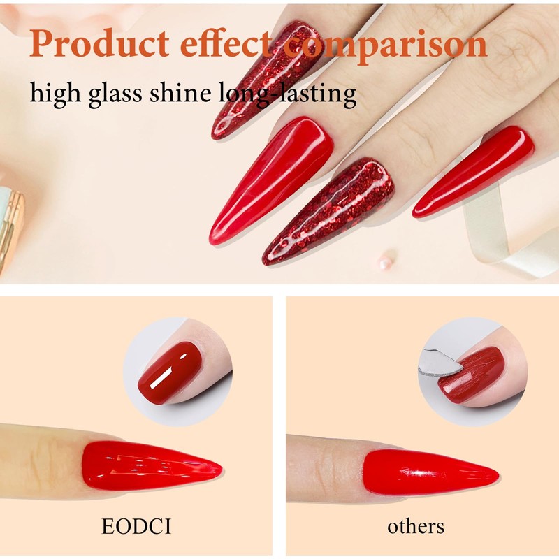 Eodci 3pcs Dip Powder System Essentials Kit, 15 ml Dipping