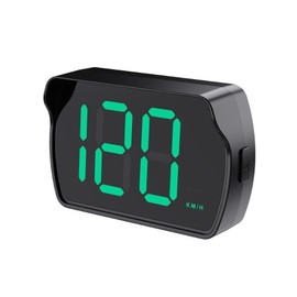 FunWorth Digital GPS Speedometer Car HUD, Real-Time Replaceable MPH/KMH Heads Up Display Large LED Font, Universal Fit for Cars, Trucks, Motorcycles USB Plug & Play