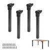 Kokone Folding Table Legs 4 Pcs 12'' Self-Locking Foldable Furniture