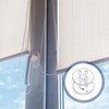 sourcing map 12Pcs Pleated Shade Hold Downs, Blind Tensioner Window