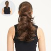 Pearl Claw Clip Ponytail (Golden Brown)