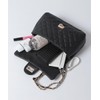 ALTROSE 332393 Quilted Chain Bag, Shoulder Bag, 2-Way Cute, Retro