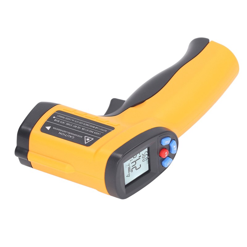 Industrial Infrared Thermometer LCD Digital Handheld Temperature Measuring Gun for