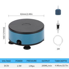 Mini USB Oxygen Pump for Small Fish Tanks  DC5V Portable Fish Tank Air Pump with Single Air Hole  Compact Aquarium Air Pump  Silent Operation