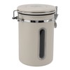 Coffee Canister 1800ml 304 Stainless Steel Window Design One Way