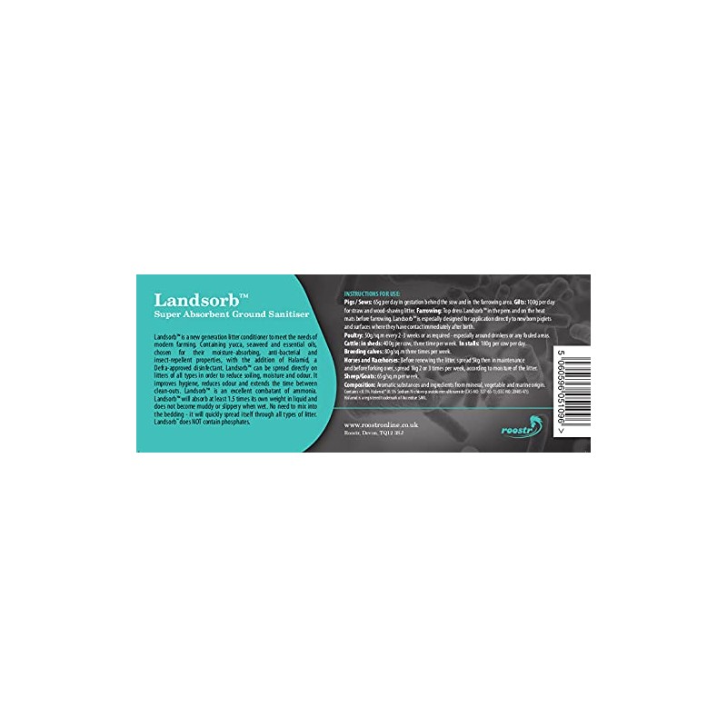 Poultry/chicken Ground Sanitizer moisture Absorbent powder Landsorb with Halamid