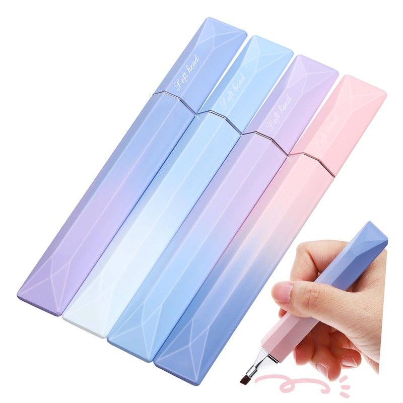 Operitacx 20 Pcs Gradient Highlighter Chisel Tip Highlighters Note Marking