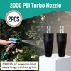 2 Pcs 2000 PSI Turbo Nozzle Pressure Washer Replacement for