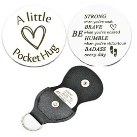 Inspirational Pocket Hug Token Gifts for Women Men Be Strong When You Are Weak Be Brave Pocket Hugs for Friends Grandson Encouragement Gifts for Niece Husband Motivational Gift
