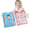 2pcs Chinese English Phonics Posters Multipurpose Fun Early Education Self