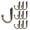 Happy Spring Iron Hooks with Screws Set of 10 N