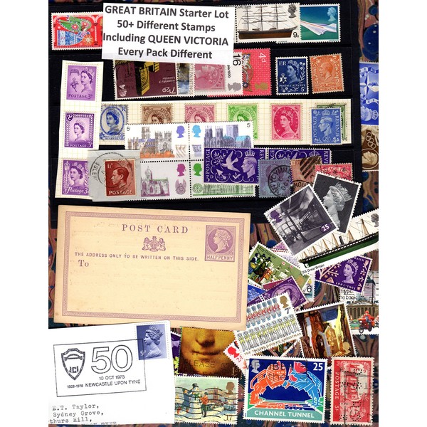Great Britain starter lot. A great start with 50 different