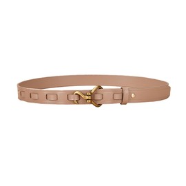 ENJOLT G5006 Women's Belt, Genuine Leather, Simple, Fashion, light khaki