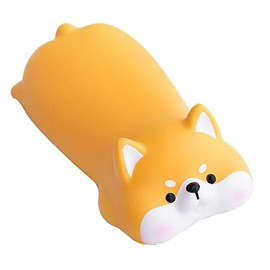 Tissting Lindo Soporte para Reposamuñecas para Mouse, Reposabrazos Suave Y Cómodo para Computadora Portátil, Reposamanos Ergonómico para Aliviar La Fatiga para Oficina, Hogar, Juegos(Shiba Inu)