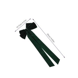 Gatuida 6pcs Velvet Bow Hair Clips for Women Elegant Fabric Duckbill Hairpins Grip Unique Bow Design for Back Hair Management Stylish Summer Celebration Accessories