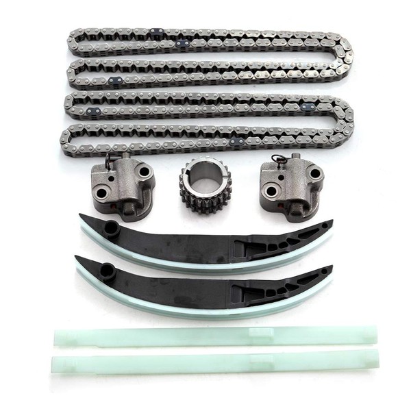 AZHZ Engine Timing Chain Kit Time Chain Part Set W/Tensioner
