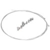 2 Meters Steel Brake Cable with 9pcs Repair Nipples Accessories
