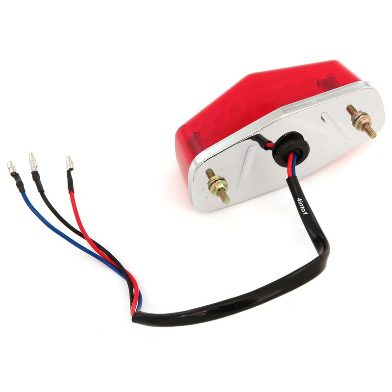 4into1 Lucas Style LED Tail Light - Red - Taillight