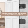 flintronic Wall Mounted Floating Rack with 3 Hooks, Foldable Suction
