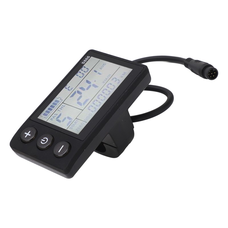 Electric Scooter Conversion LCD Display with 6P Waterproof Connector Mountain