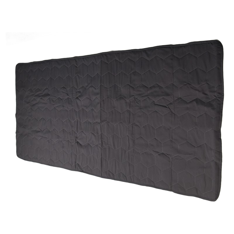 Waterproof Mattress Protector Dark Grey Anti Slip Honeycomb Large Size