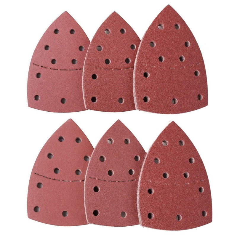 LATERN LATERN 60Pcs Sanding Sheets, 40/60/80/120/180/240 Grits Hook and Loop