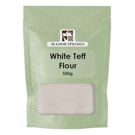 White Teff Flour 500g by Manor Springs
