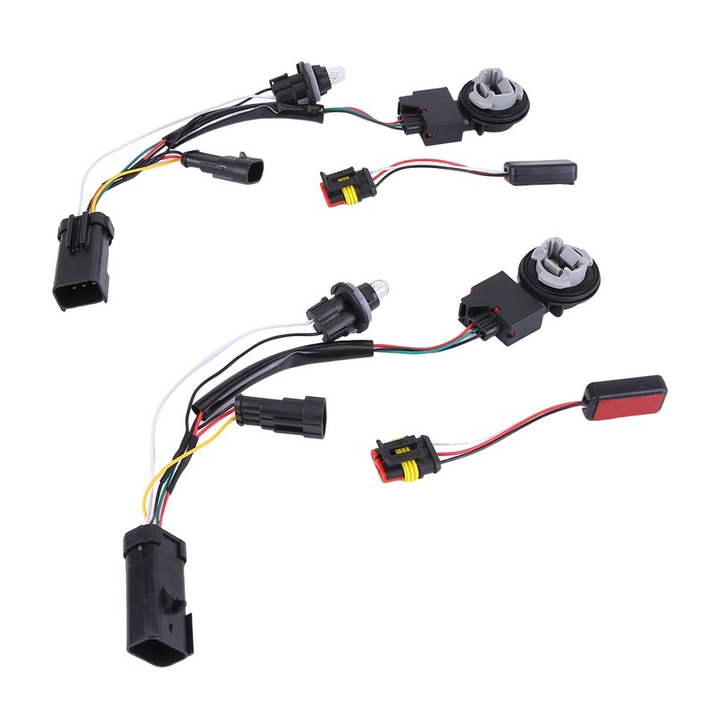 LED Tail Lights Wire Assembly Zcargel 1Pair LED Tail Lights