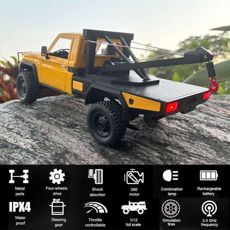WPLDEWAN MN82T RC Rock Crawler RC Truck 4x4 1/12 Scale