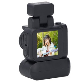 1080P Digital Camera, 1.44 Inch Display, Digital Point and Shoot Camera, Compact, Lightweight Vlogging Camera for Students and Kids, with Flash Light and Charging Station (No