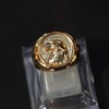 MayiaHey Eagle Ring, American Bald Eagle Head Ring for Men,