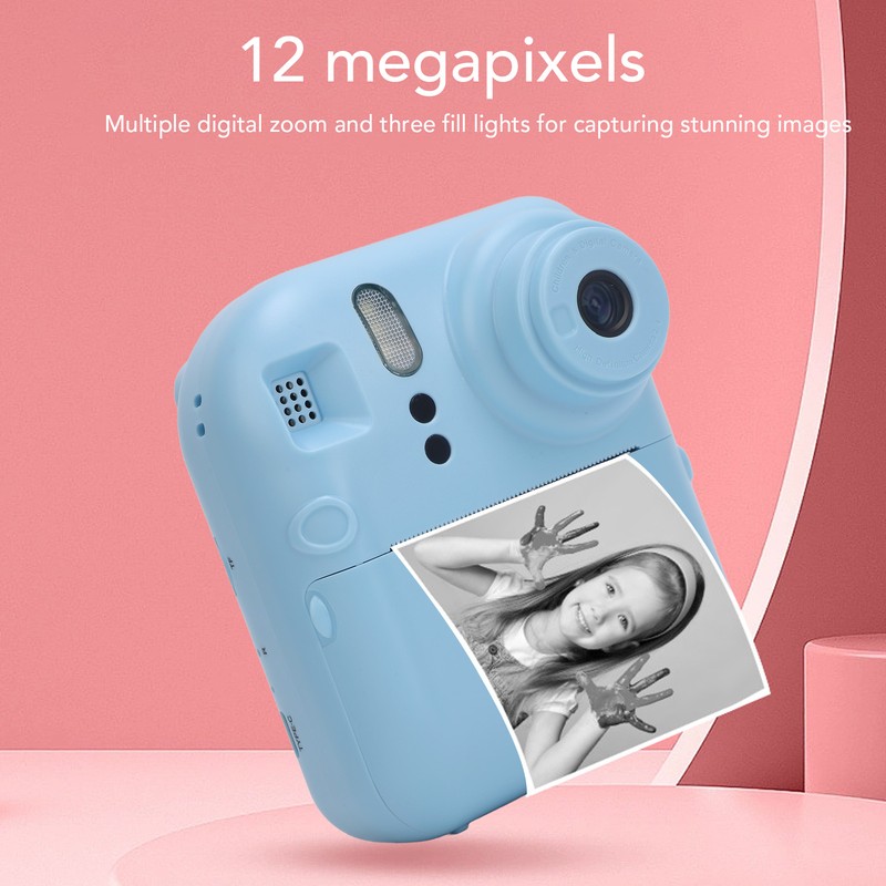 2.4inch IPS Screen Instant Print Camera 12MP Digital Children Video