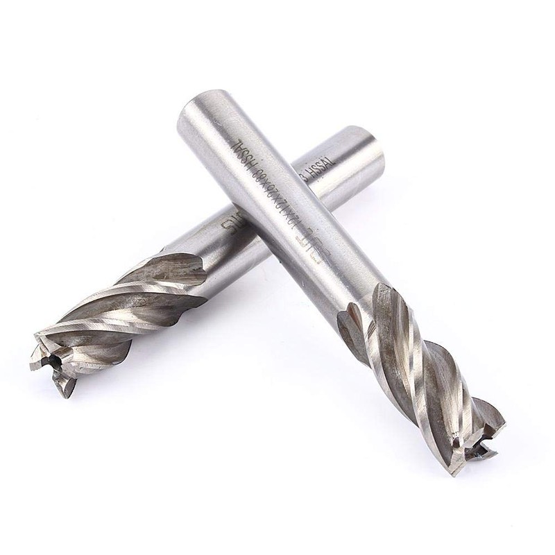 12mm 4 Flutes End Mill, 1 Piece Straight Shank End