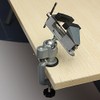 BENCH WIZARD Professional Swivel Vise with Clamp | 3" (7.6