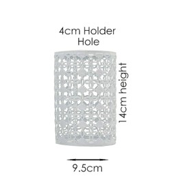 DC VOLTAGE Metal Easy Fit Drum Cage Ceiling Light Shade Hollow Out Lamp Shade for Ceiling Pendant Light for Kitchen, Hall (Style 1)