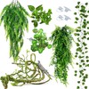 Reptile Plants for Terrarium Tank – Bearded Dragon Tank Accessories,