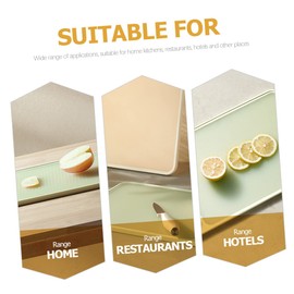 FELTECHELECTR Small Chopping Board Pp Material Double-Sided Easy Clean Kitchen Supply