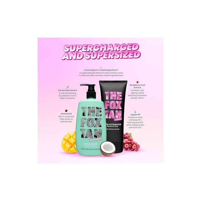 The Fox Tan Dynamic Duo Pack For Darker, 300ml &