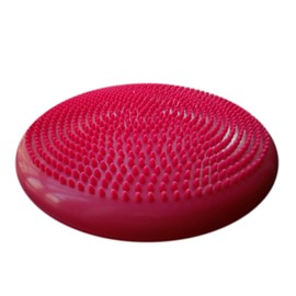 AppleRound Inflated Wobble Cushion with Hand Pump, Air Stability Board (Extra Thick), Core Balance Disc for Adults, Sensory Wiggle Seat for Kids, Flexible Seating for All Age, 13.5in / 34cm Diameter