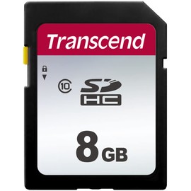 2X Transcend 8GB SDHC Memory Card + Memory Card Holder