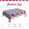 Christmas Tablecloth, 180 x 150 cm Rectangular Long Christmas Tablecloth