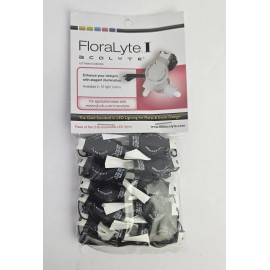 Acolyte LED FloraLyte Acolyte Lights For Floral Party Event Design Wedding (RGB) 10 Pack