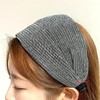 샵프리C Wide Ribbed Pearl Hair Band 13cm Retro Summer Headband